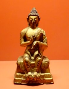 Buddha, Tibet, undated, gilt copper - Sichuan Provincial Museum - Chengdu, China - DSC04315