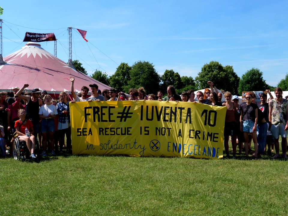 Ende Gelände Iuventa solidarity action 24-06-2019 17