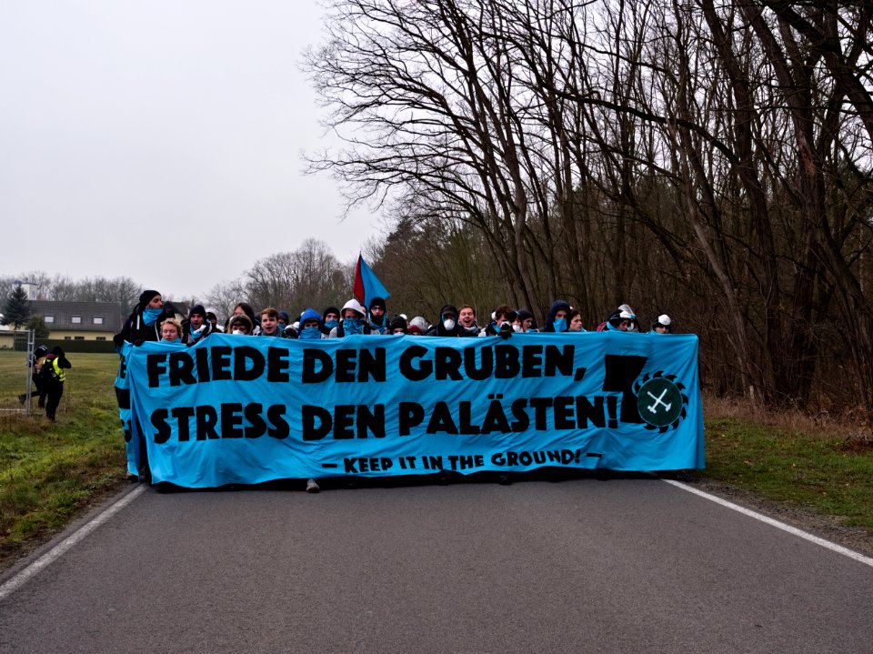 Ende Gelände November 2019 demonstration Koppatzer Straße 16