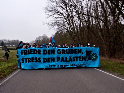 Ende Gelände November 2019 demonstration Koppatzer Straße 16