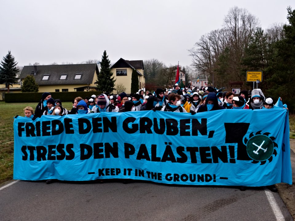 Ende Gelände November 2019 demonstration Koppatzer Straße 10