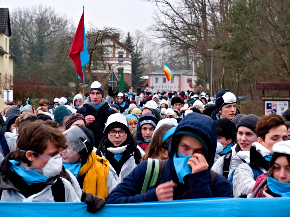 Ende Gelände November 2019 demonstration Koppatzer Straße 12
