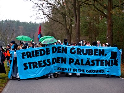 Ende Gelände November 2019 demonstration Koppatzer Straße 27