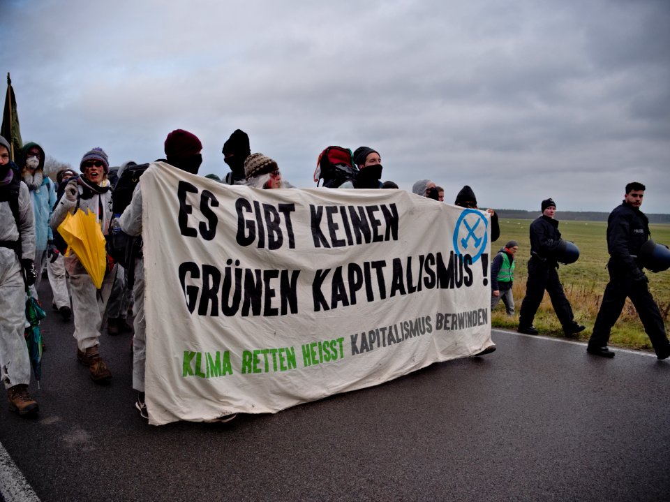 Ende Gelände November 2019 demonstration Koppatzer Straße 64
