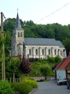 Enquin-les-Mines (Pas-de-Calais, Fr) église d'Enquin
