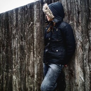 Outdoors woman jacket