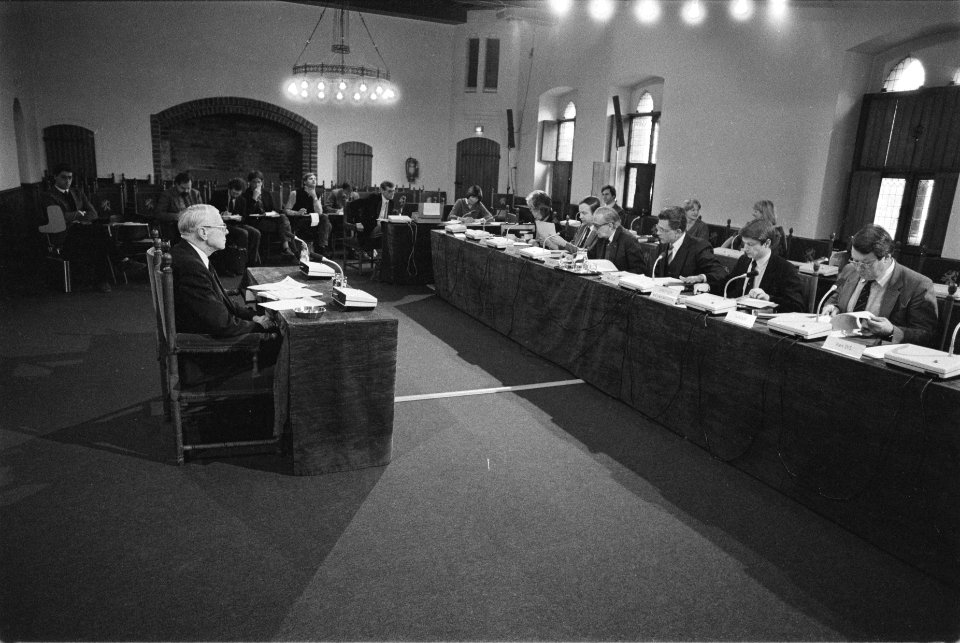 Enquetecommissie RSV overzicht tijdens verhoren, Bestanddeelnr 932-9061