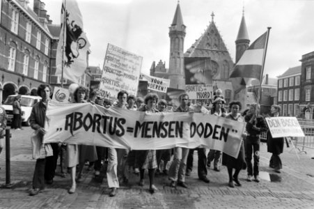 Enkele demonstranten, Bestanddeelnr 930-9886