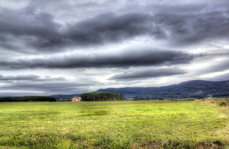 Landscape sky galicia photo