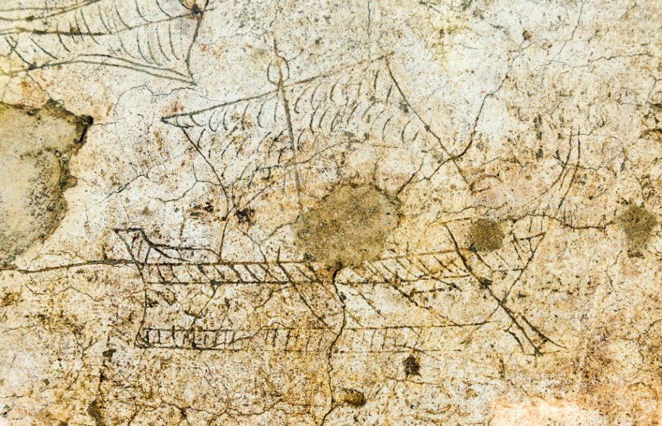 Engraved boat Pompeii