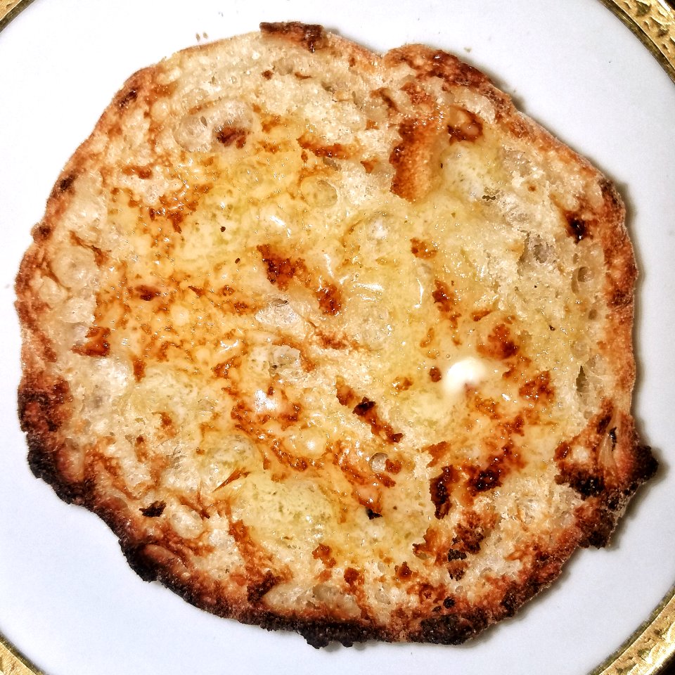 English muffin, toasted with butter - Massachusetts