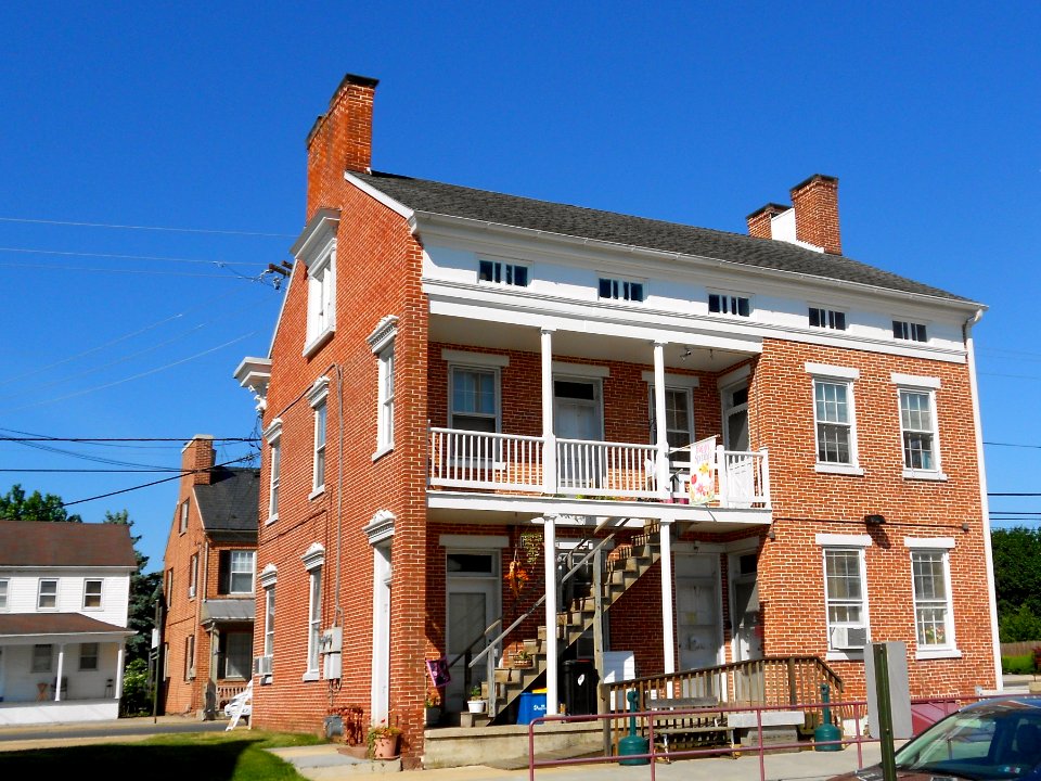 Englehart Melchinger House from SE (rear) Dover PA
