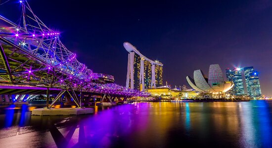 City mosaic colors night shock