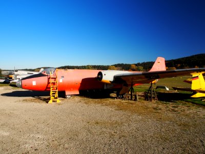 English Electric Canberra B-2 seen at the Internationals Luftfahrtmuseum Manfred Pflum at Schwenningen pic2