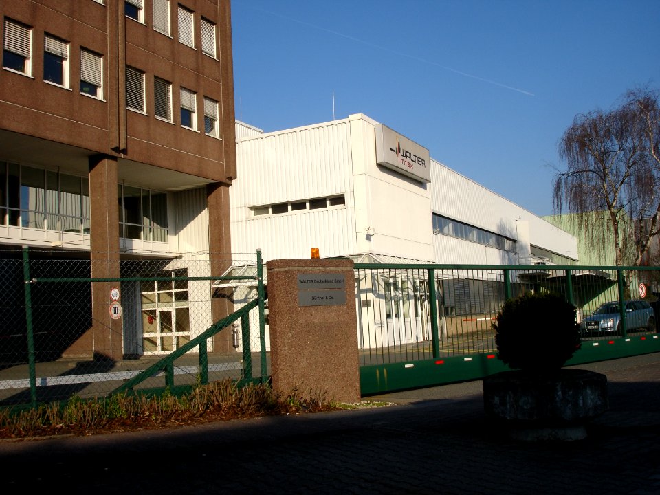 Frankfurt Rödelheim, Eschborner Landstraße 112, Firmengelände Firma Walter Titex A2
