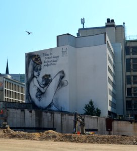 Frankfurt-Stiftstraße 39, Streetart Herakut