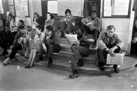Frankrijk. Sorbonne bezet door studenten, Bestanddeelnr 921-3976