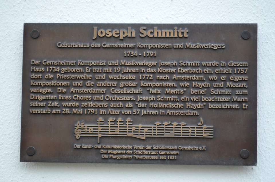 Gernsheim, Rheinstraße 3, Tafel