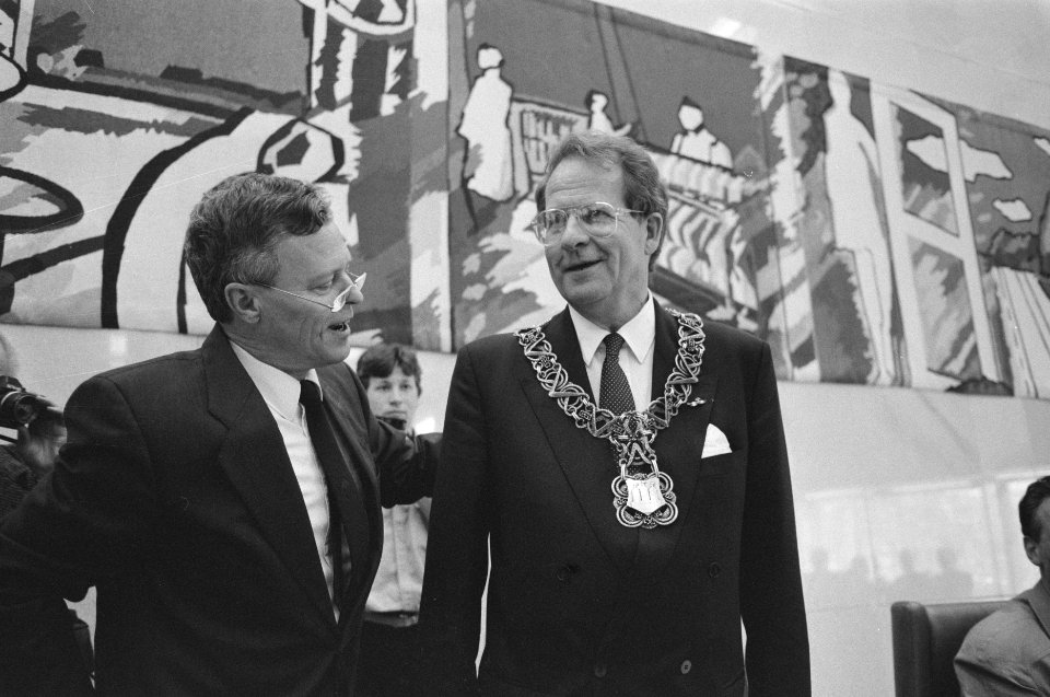 Gerrit Borkx geinstalleerd als burgemeester van Tilburg, Bestanddeelnr 934-2480