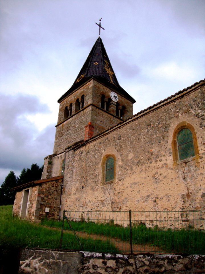Germolles-sur-Grosne (Saône-et-Loire, Fr) église (1)