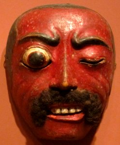 Indonesian mask in the Honolulu Museum of Art, XXIII