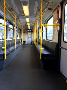Innenraum U-Bahn-Baureihe GI-1E auf der Innotrans 2016 photo
