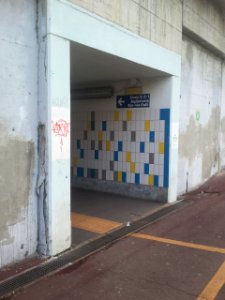 Ingresso sottopassaggio, stazione di Calolziocorte