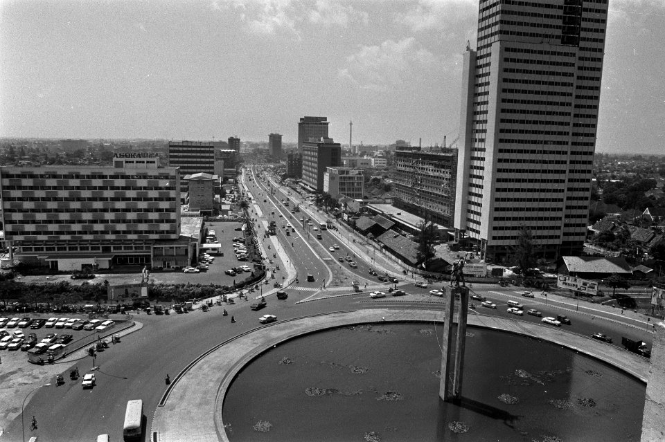 Indonesie, Djakarta, moderne verkeersweg, Bestanddeelnr 924-8346