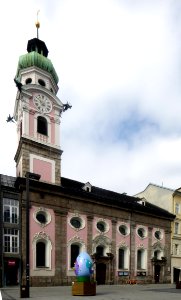 Innsbruck, Spitalskirche von Osten, 8