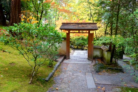 Inner gate - Portland Japanese Garden - Portland, Oregon - DSC08332 photo