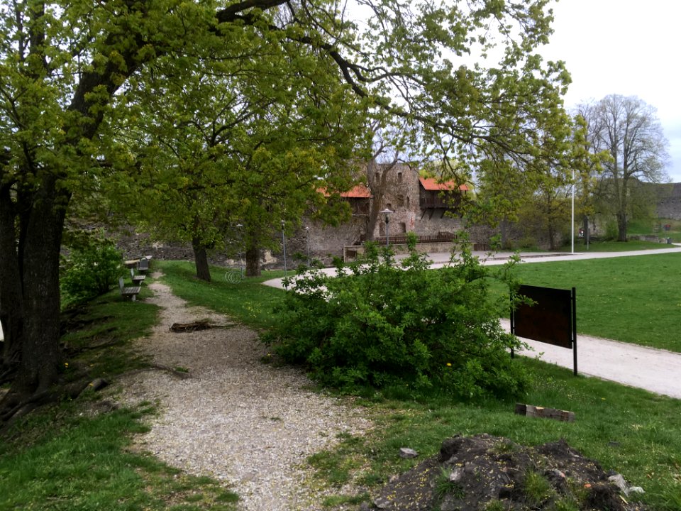 Inner yard of Haapsalu castle