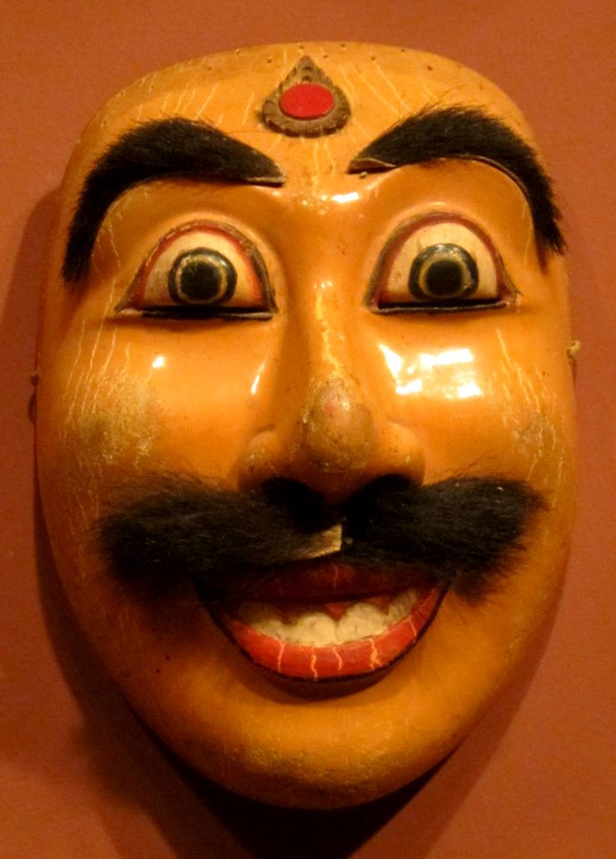 Indonesian mask in the Honolulu Museum of Art, XVI