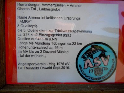 Info-Tafel Ammerquellen