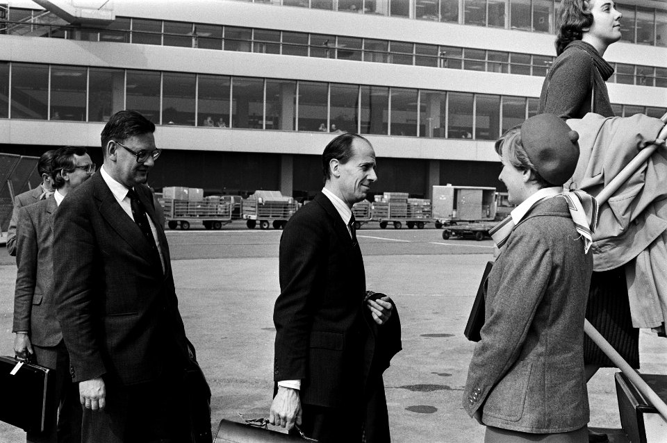 Informele conferentie industrieministers van EEG in Groningen, Minister Van Aardenne en Tebbit naar Groningen, Bestanddeelnr 931-4199