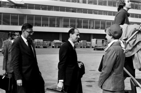 Informele conferentie industrieministers van EEG in Groningen, Minister Van Aardenne en Tebbit naar Groningen, Bestanddeelnr 931-4199