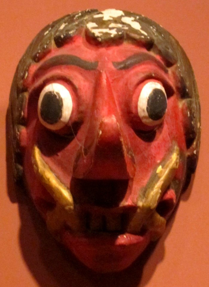 Indonesian mask in the Honolulu Museum of Art, XXV