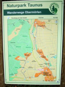 Infotafel "Wanderwege Ober-Mörlen" DSCF0754