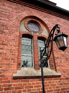 Kirche Köpnick -Westfassade turmseitiges Saallicht- im August 2020