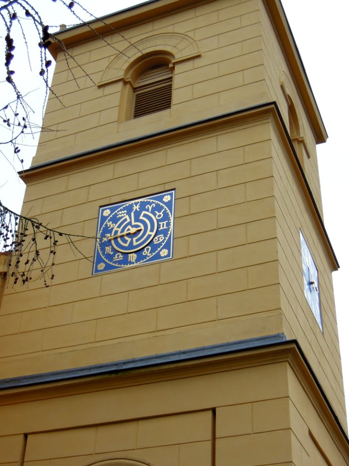 Kirche Woltersdorf -Turmuhr Nordseite- Ende Dezember 2019