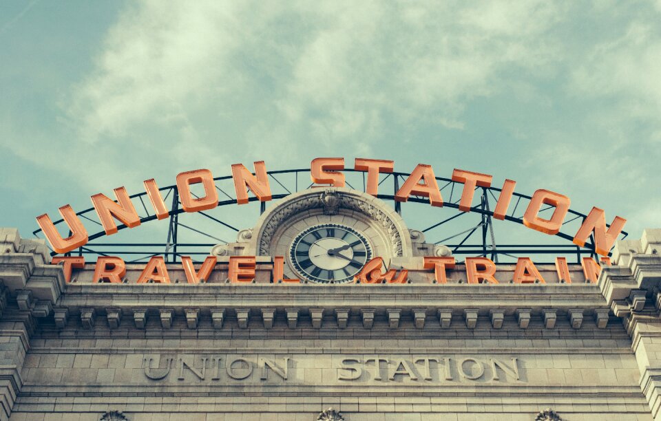 Train arch landmark