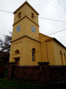 Kirche Woltersdorf -Turmuhren Südwestseite- Ende Dezember 2019