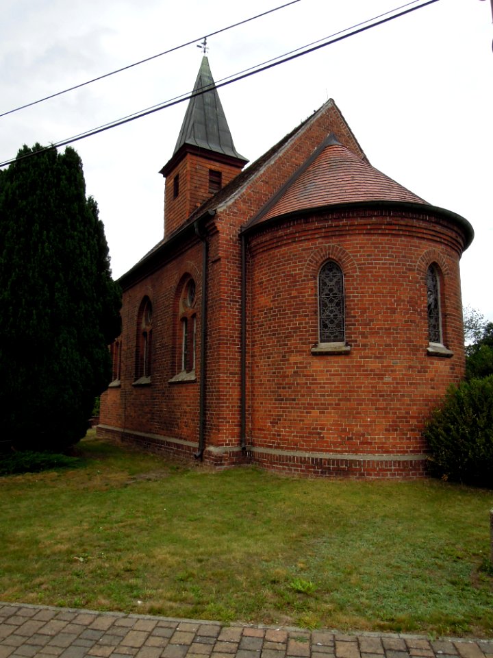 Kirche Köpnick -Nordnordostansicht- im August 2020a