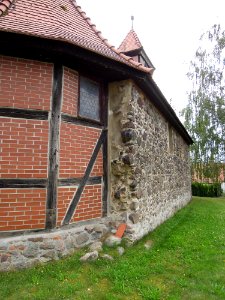 Kirche Jahmo -Ostnordostansicht Nordfassade- im August 2020