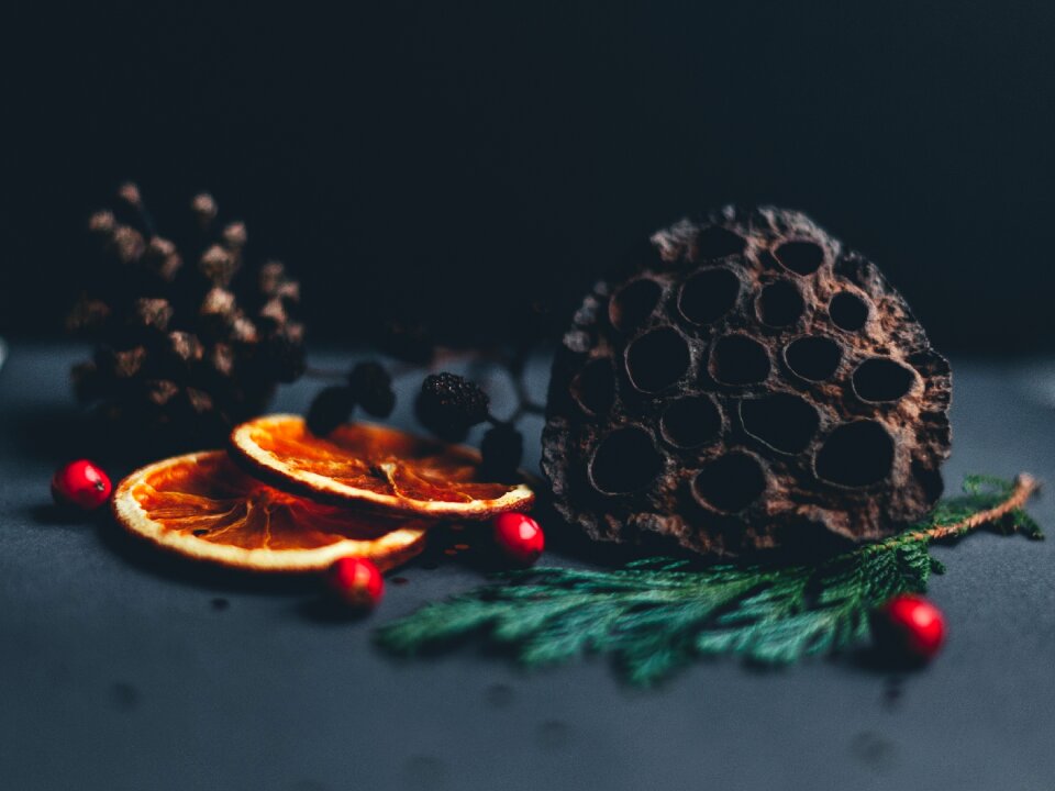 Food dark blue food