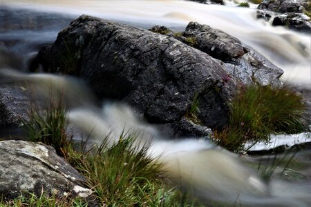 Stones flow nature