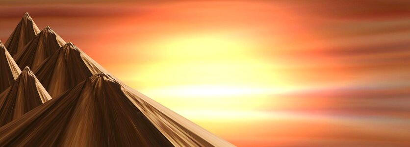 Bright horizon banner