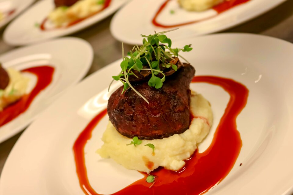 Dinner meal meat