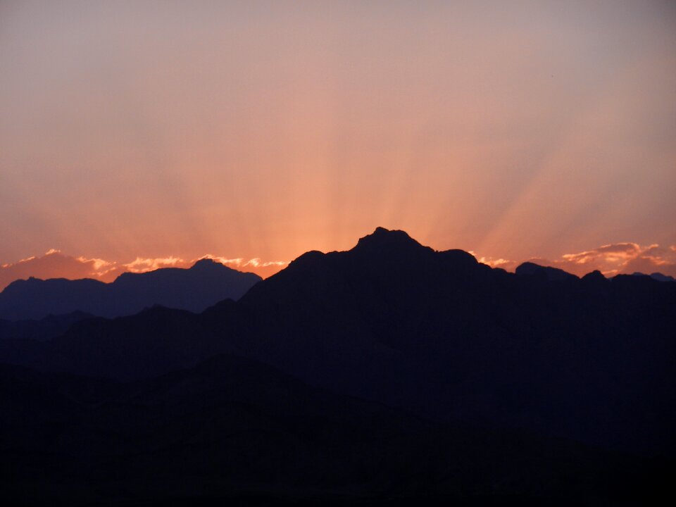 Sinai dessert sunset