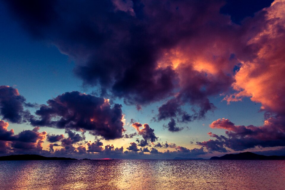 Waves nature cloudy