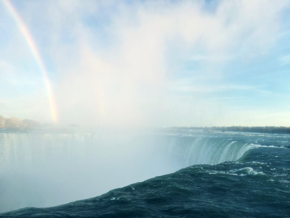 Stream sky mist